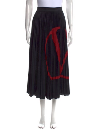 Valentino Printed Midi Length Skirt