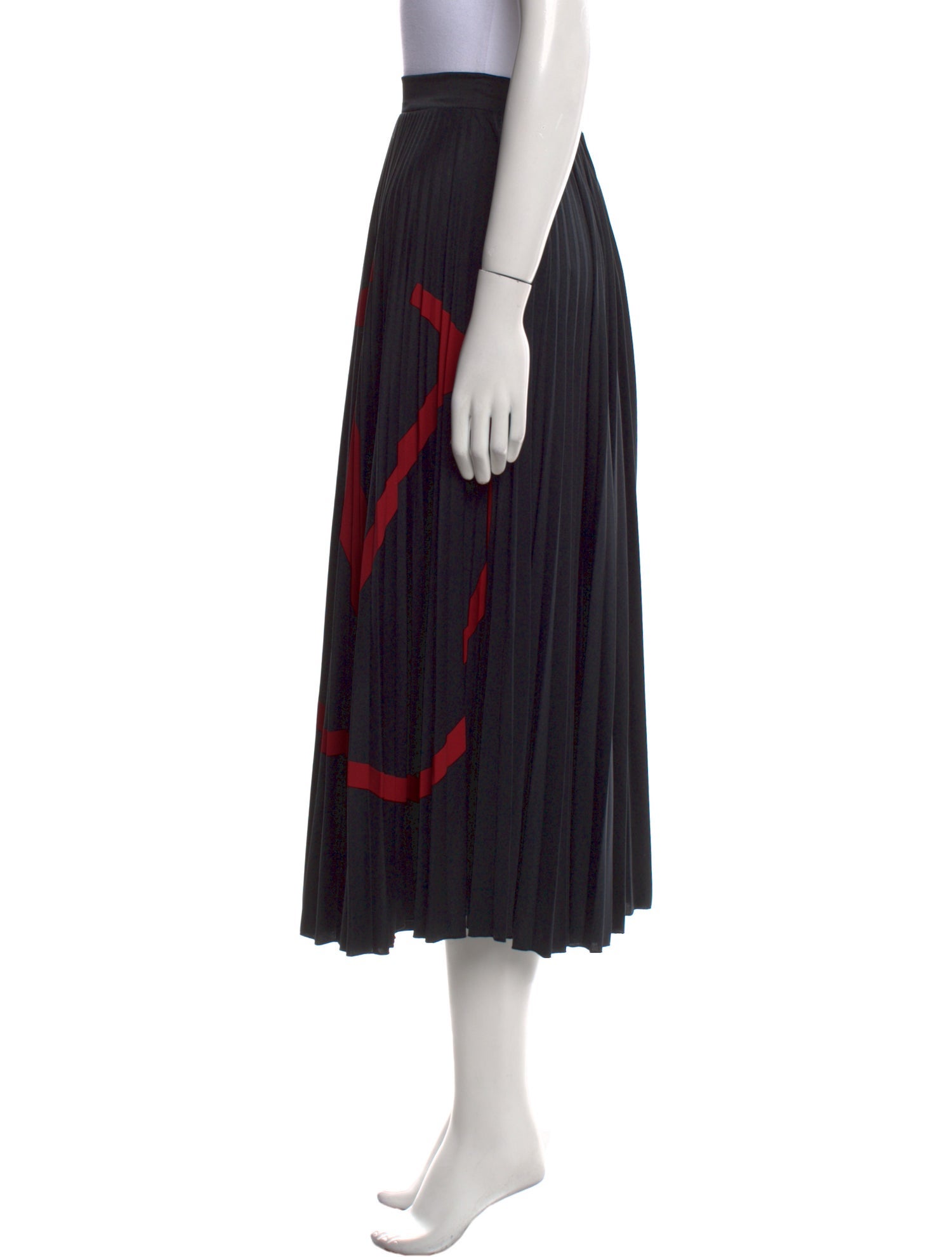 Valentino Printed Midi Length Skirt