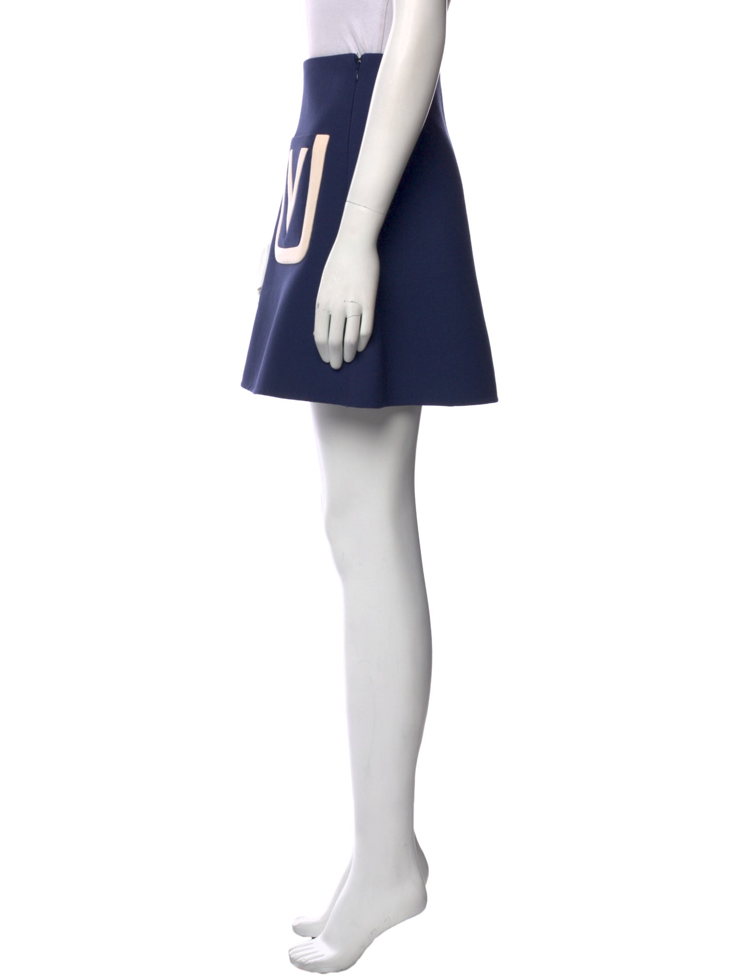 Valentino Virgin Wool Mini Skirt