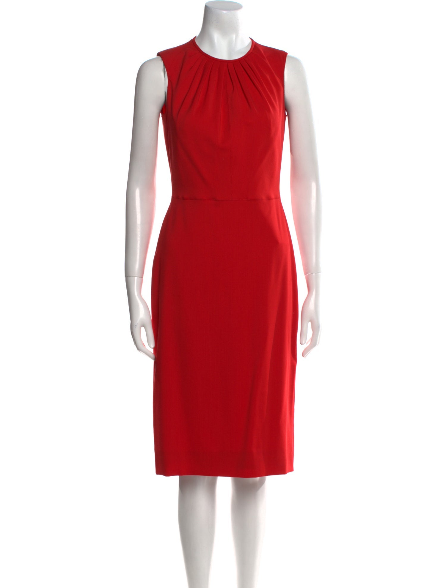 Valentino Virgin Wool Midi Length Dress