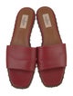 Valentino Rockstud Accents Leather Slides