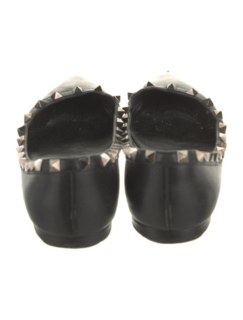 Valentino Rockstud Accents Leather Ballet Flats