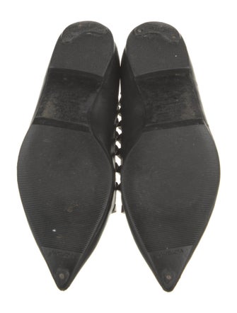 Valentino Rockstud Accents Leather Ballet Flats