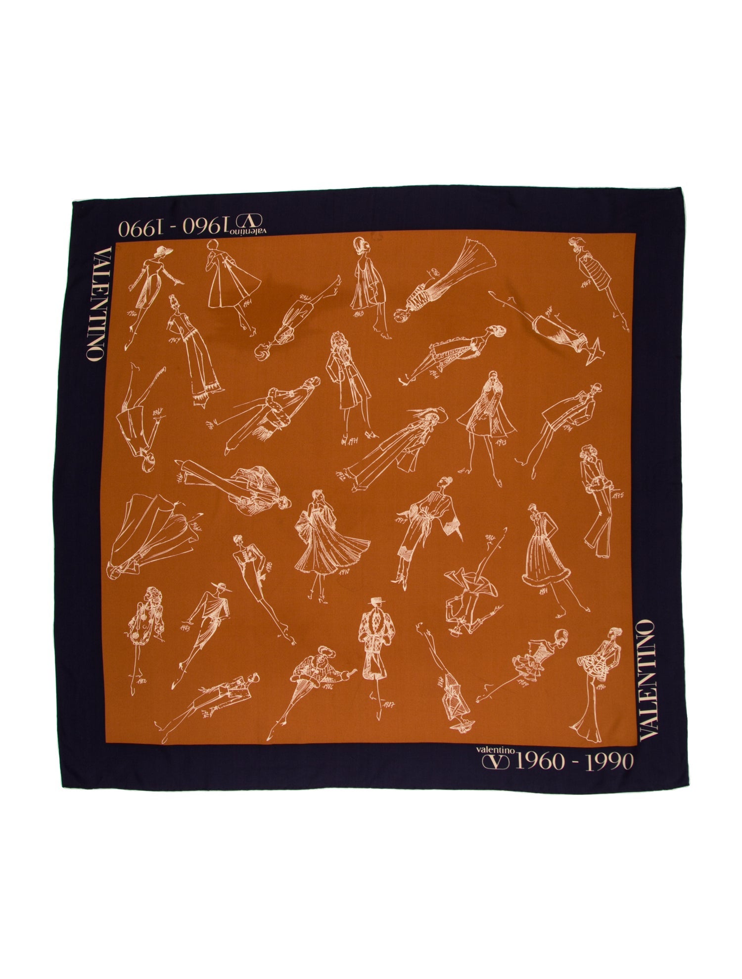 Valentino Silk Printed Scarf