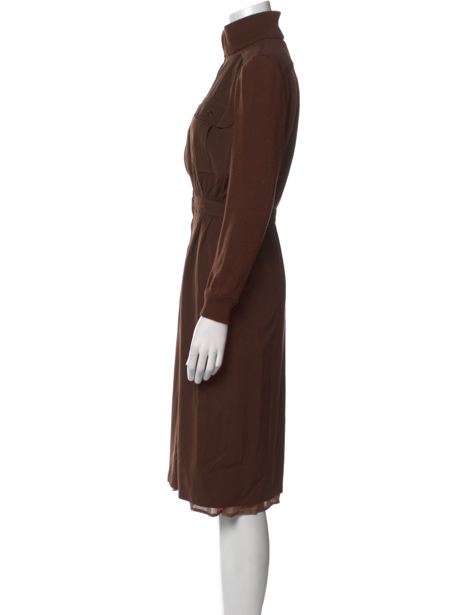 Valentino Wool Midi Length Dress