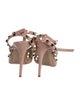 Valentino Rockstud Accents Leather T-Strap Pumps