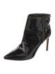 Valentino Rockstud Accents Patent Leather Boots