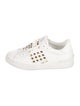 Valentino Rockstud Accents Leather Sneakers