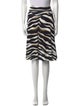 Valentino Animal Print Knee-Length Skirt
