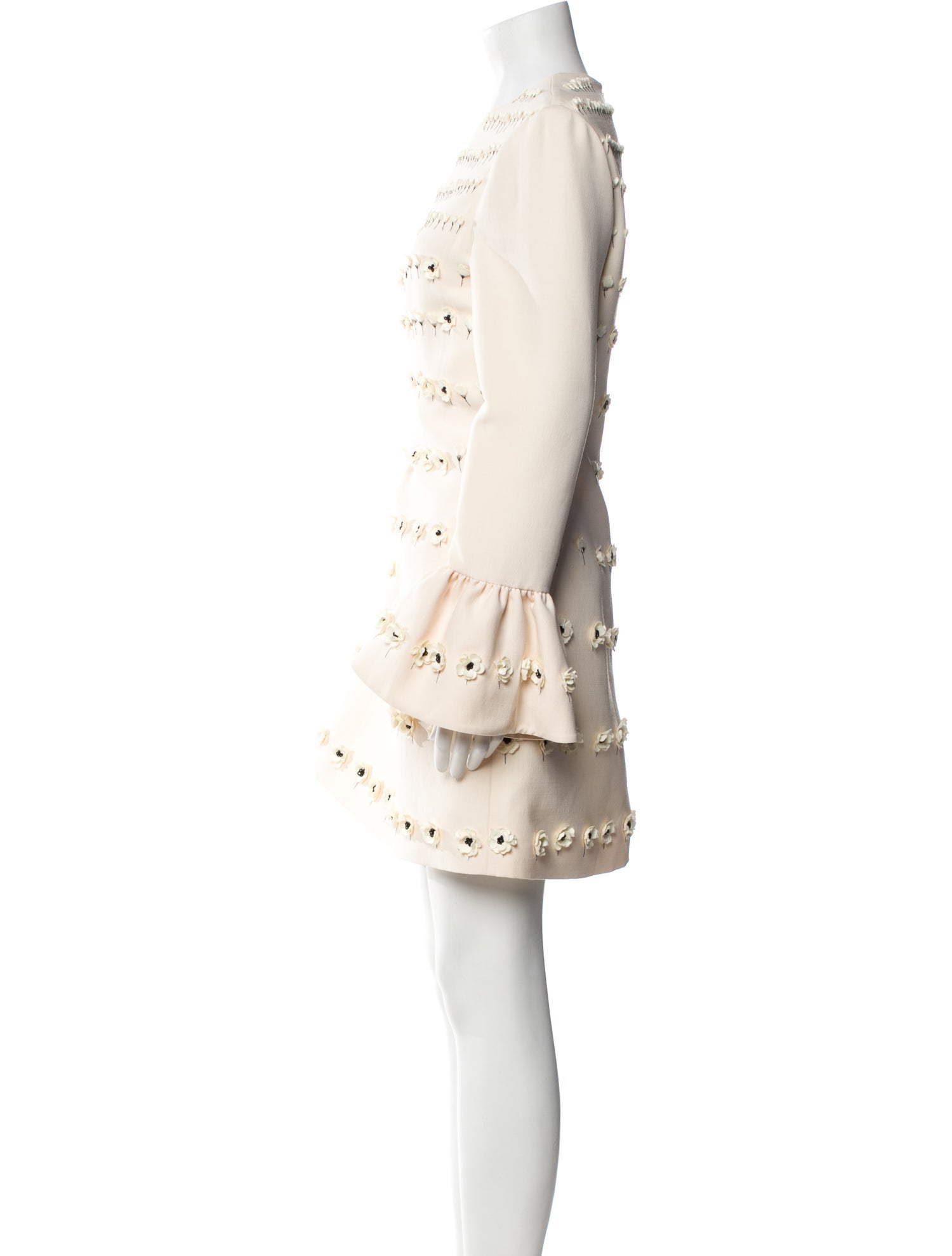 Valentino Crew Neck Mini Dress