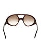 Valentino Oversize Gradient Sunglasses