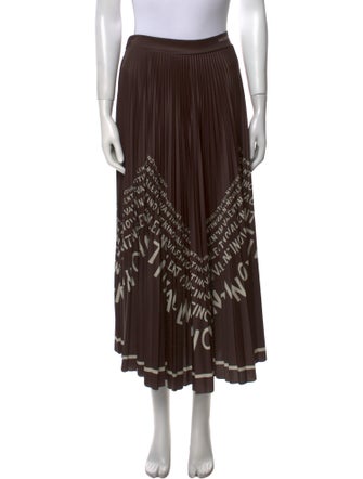 Valentino Printed Midi Length Skirt