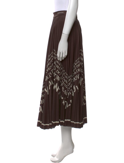 Valentino Printed Midi Length Skirt
