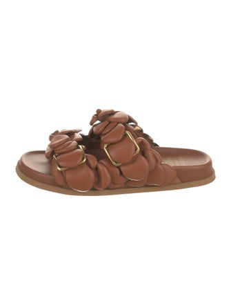 Valentino Leather Slides