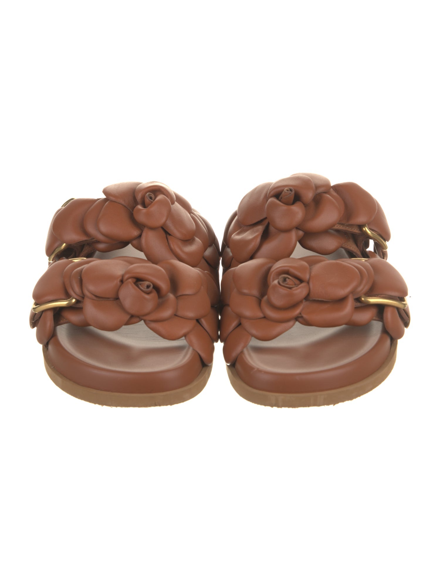 Valentino Leather Slides