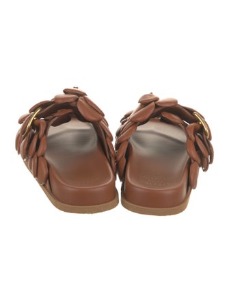 Valentino Leather Slides