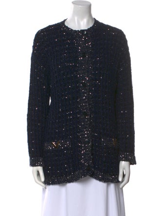 Valentino Virgin Wool Patterned Sweater