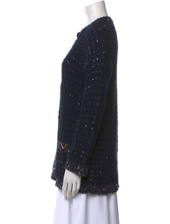 Valentino Virgin Wool Patterned Sweater