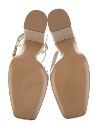 Valentino Rockstud Accents Patent Leather Slingback Pumps