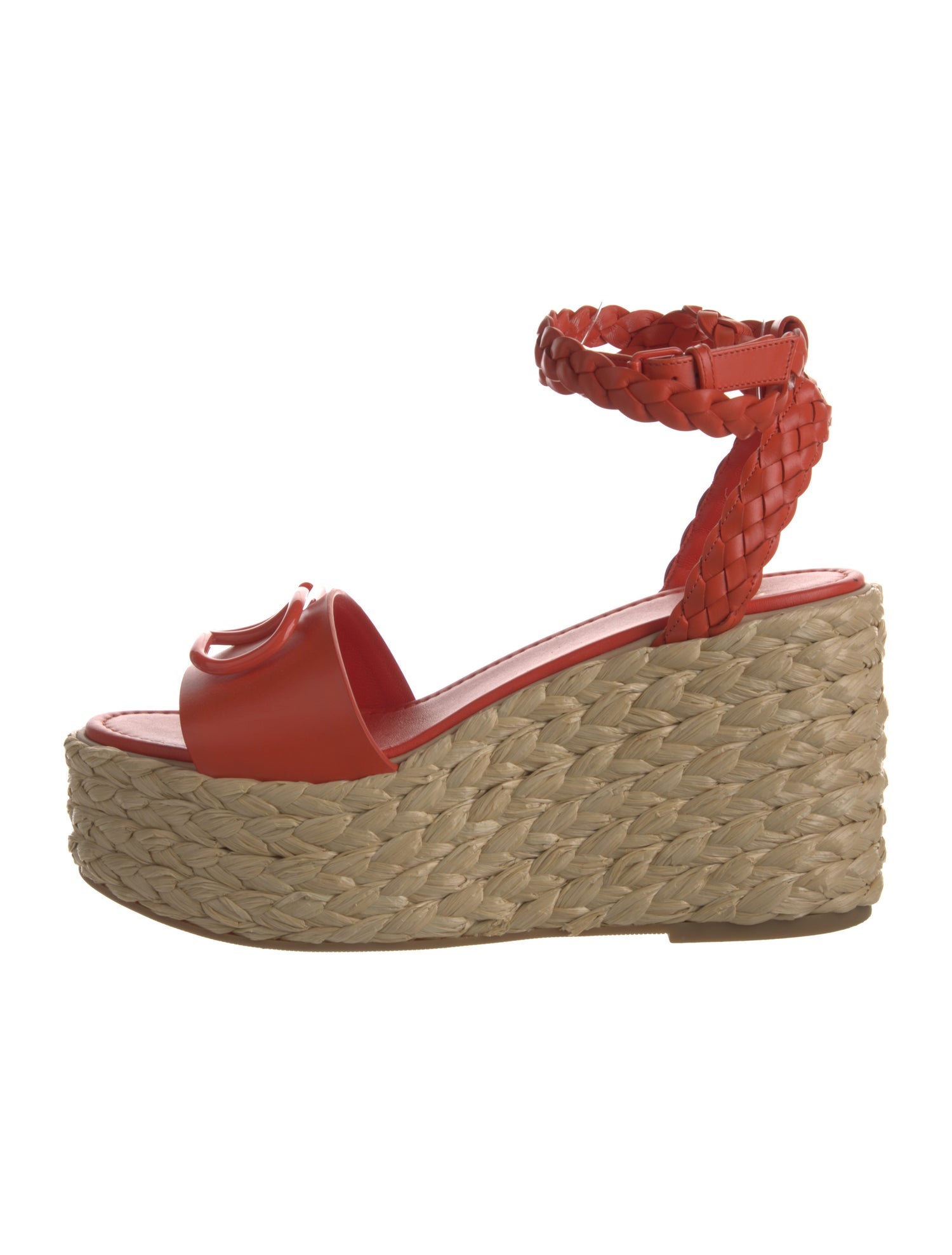 Valentino Leather Espadrilles