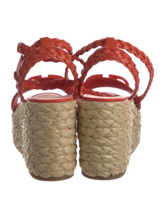 Valentino Leather Espadrilles