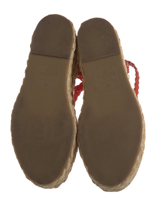 Valentino Leather Espadrilles