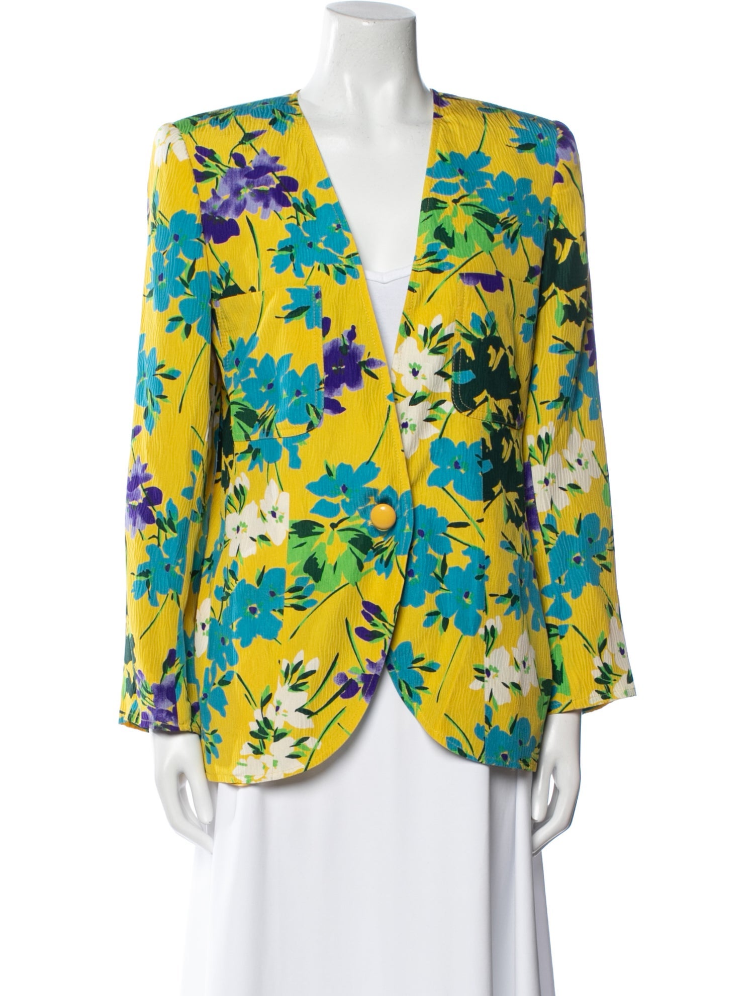 Valentino Vintage Silk Evening Jacket