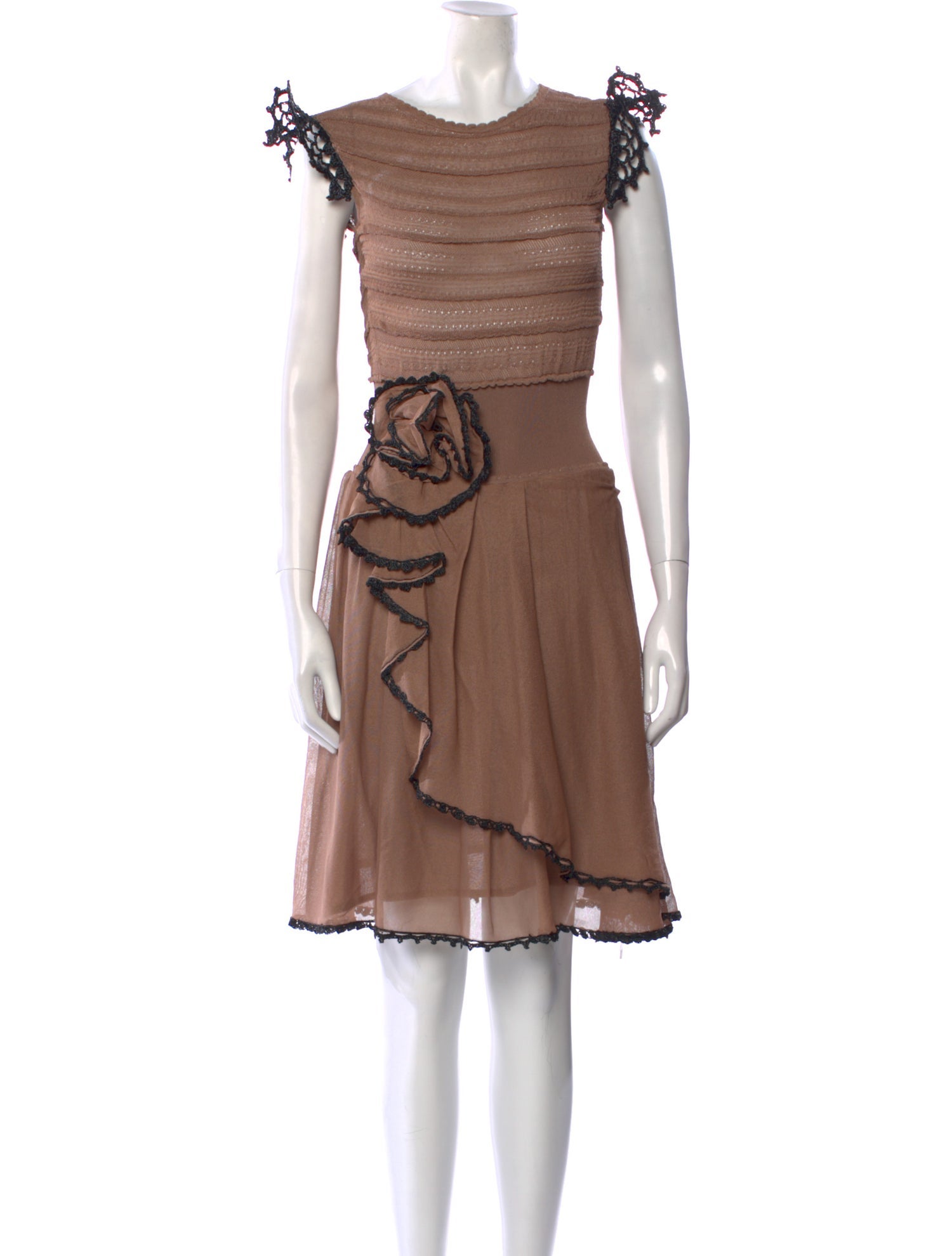 valentino dresses on sale Garavani Pleated Silk-crepe Gown - Women - Purple 9% elastane Valentino Garavani Short Cotton Tweed