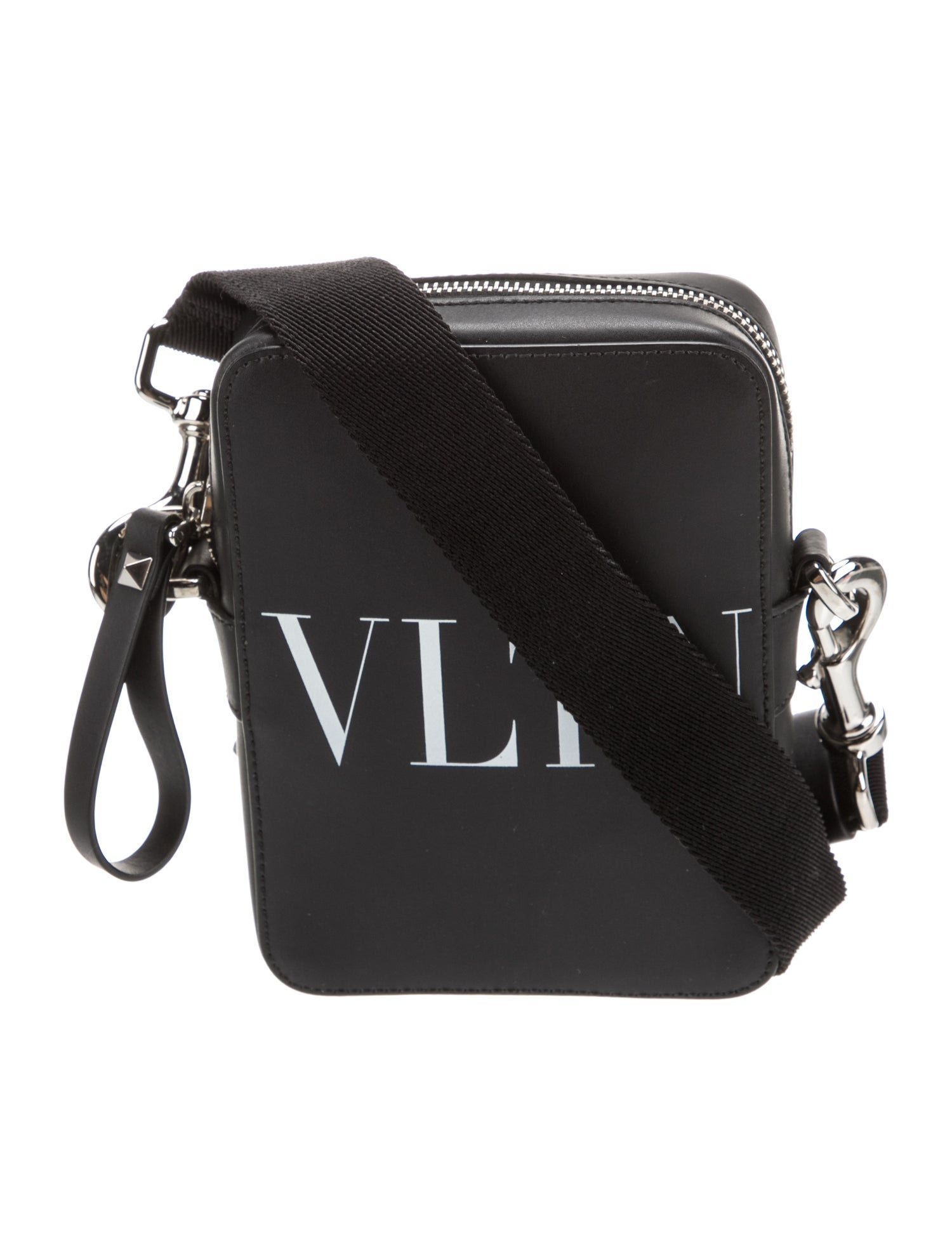 Valentino Leather Messenger Bag