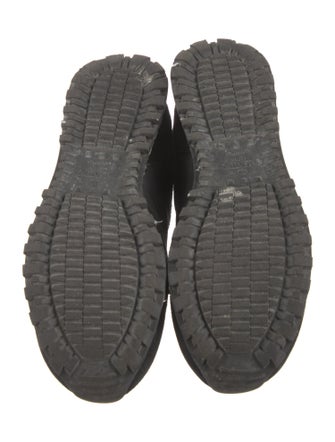 Valentino Rockstud Accents Suede Sneakers