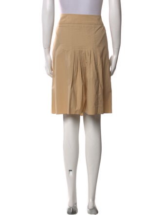 Valentino Pleated Accents Knee-Length Skirt