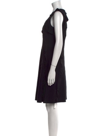 Valentino Crew Neck Knee-Length Dress