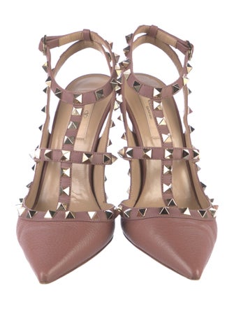 Valentino Rockstud Accents Leather