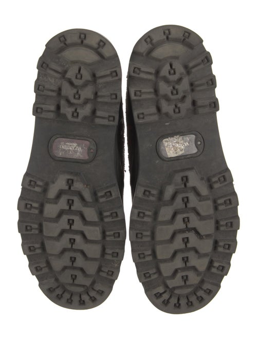 Valentino Canvas Camouflage Print Hiking Boots