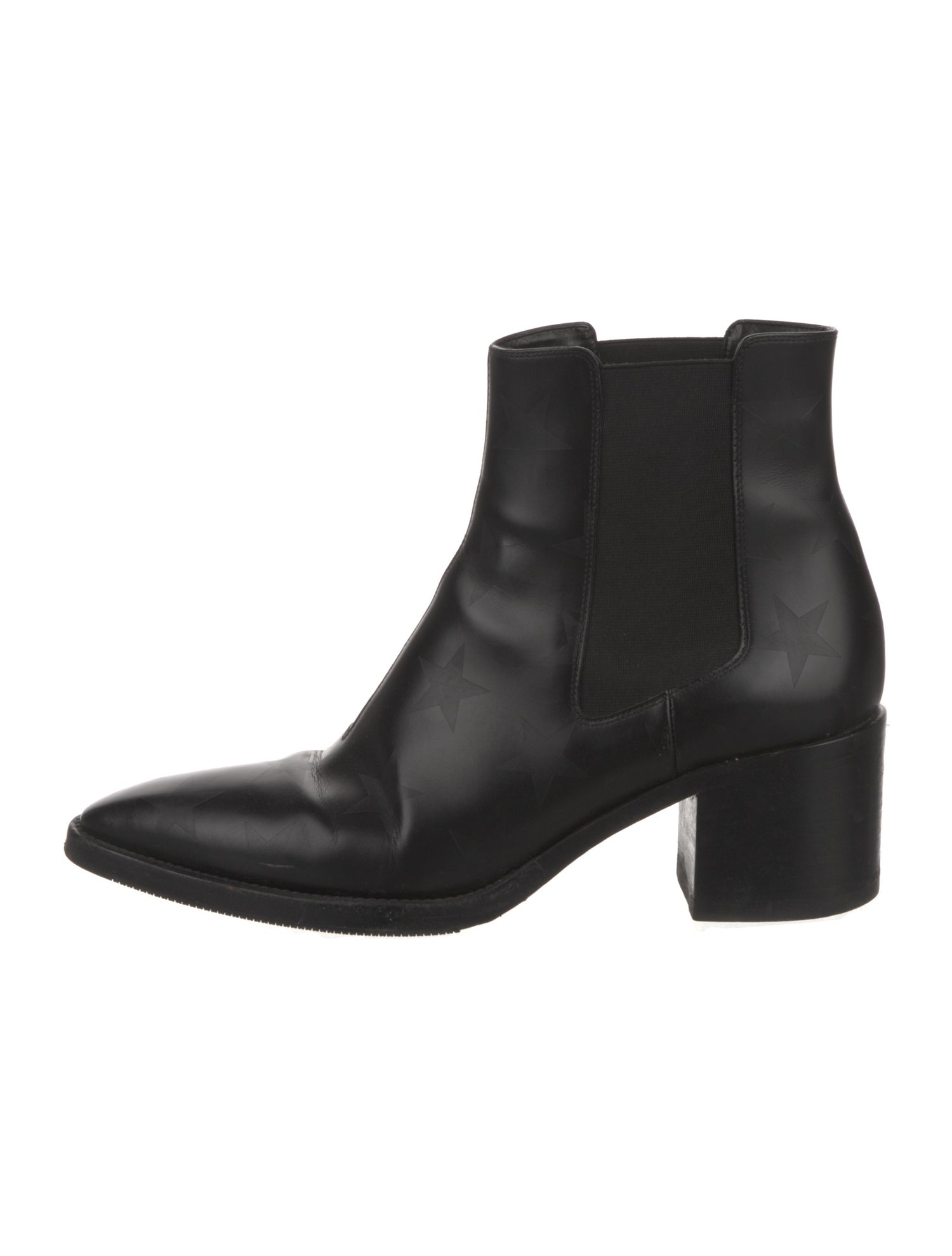 Valentino Rockstud Accents Leather Chelsea Boots