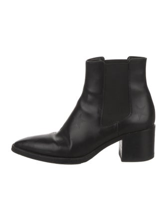 Valentino Rockstud Accents Leather Chelsea Boots