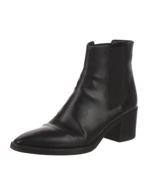 Valentino Rockstud Accents Leather Chelsea Boots