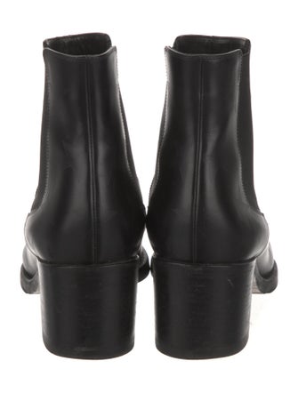 Valentino Rockstud Accents Leather Chelsea Boots