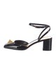 Valentino Rockstud Accents Patent Leather Slingback Pumps