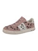 Valentino Rockstud Accents Suede Sneakers