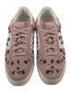 Valentino Rockstud Accents Suede Sneakers