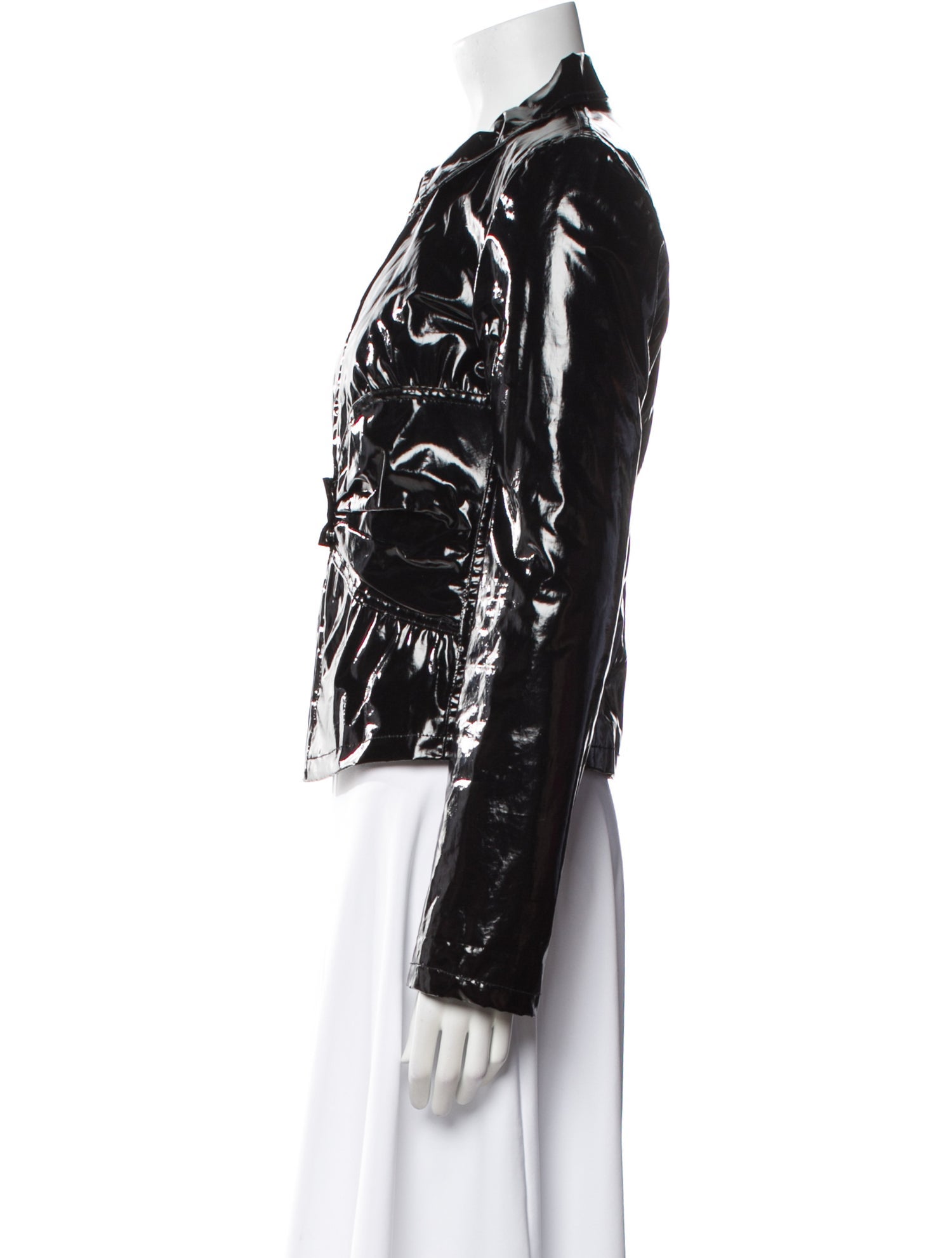 Red Valentino Faux Leather Biker Jacket