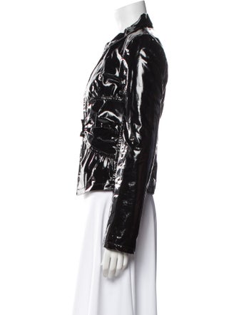 Red Valentino Faux Leather Biker Jacket