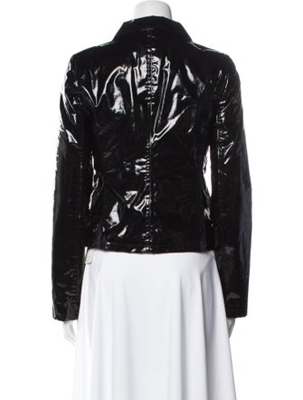 Red Valentino Faux Leather Biker Jacket