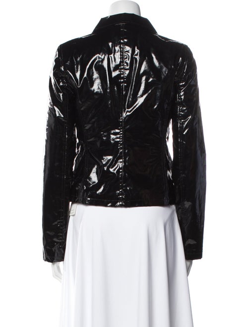 Red Valentino Faux Leather Biker Jacket