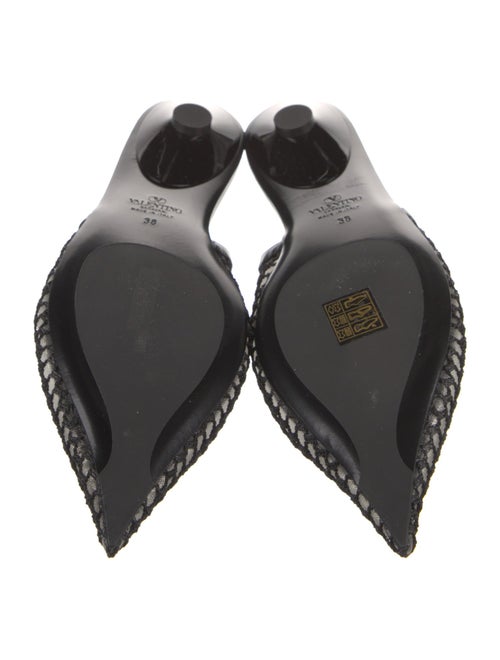 Valentino Leather Slingback Flats