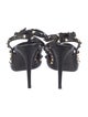 Valentino Rockstud Accents Leather T-Strap Pumps