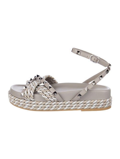 Valentino Rockstud Accents Studded Accents Espadrilles