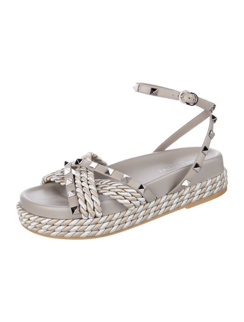 Valentino Rockstud Accents Studded Accents Espadrilles