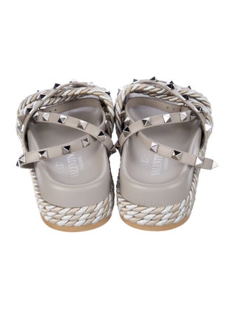 Valentino Rockstud Accents Studded Accents Espadrilles